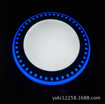 LED超薄面板灯 LED板塑胶 3+2/6+3W双色面板灯图