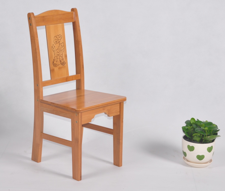 厂家直销 竹忆牌 楠竹小号靠背椅 竹制靠背椅 小孩靠背椅细节图