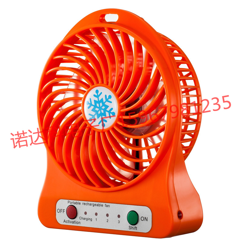 迷你充电风扇 USB小风扇便携台式锂电池芭蕉扇超大风力产品图