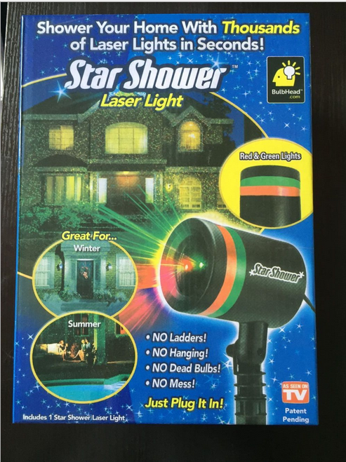 star and laser light Outdoor garden lawn light Garden landscape light shower