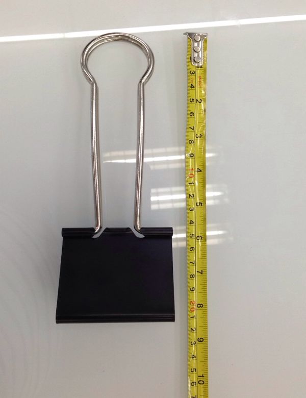A large export order of 60mm long-tail iron clips for office stationery in 2020