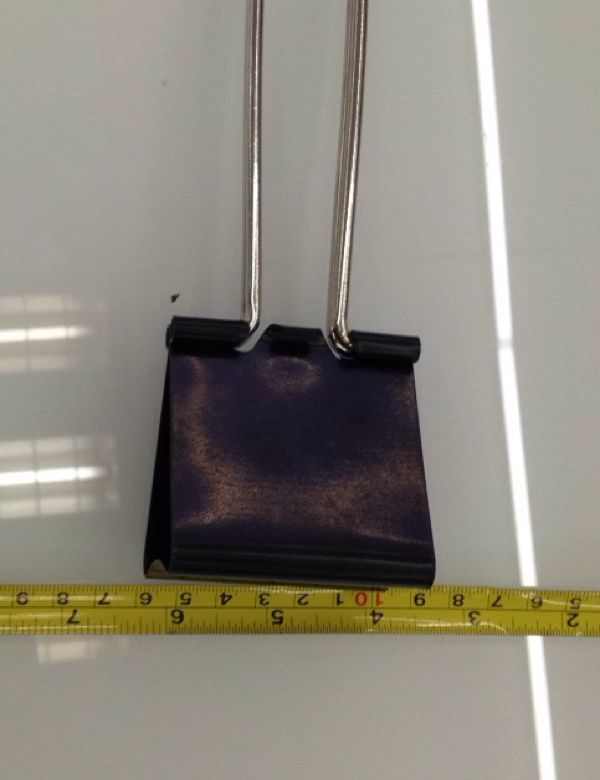 A large export order of 60mm long-tail iron clips for office stationery in 2020 details Picture