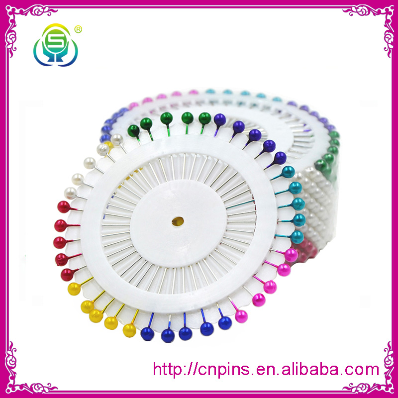 永盛牌不锈钢珠光针彩色针饰品固定定位针产品图