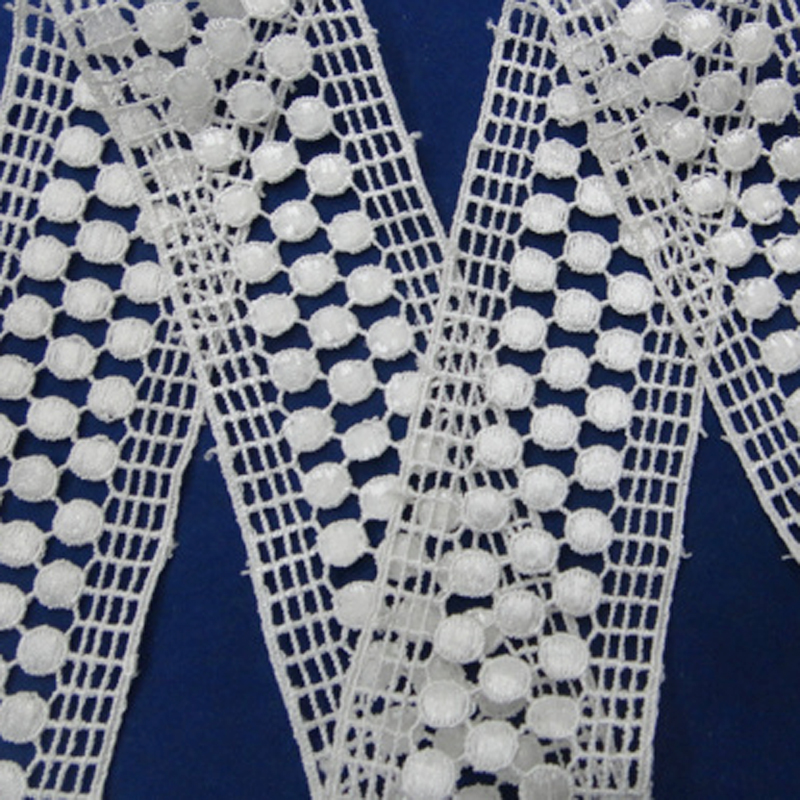 Lace accessories, lace clothing embroidery, water-soluble polyester barcode