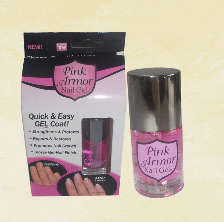 Pink Nail Gel Plus calcium Nail polish nutrition TV Product
