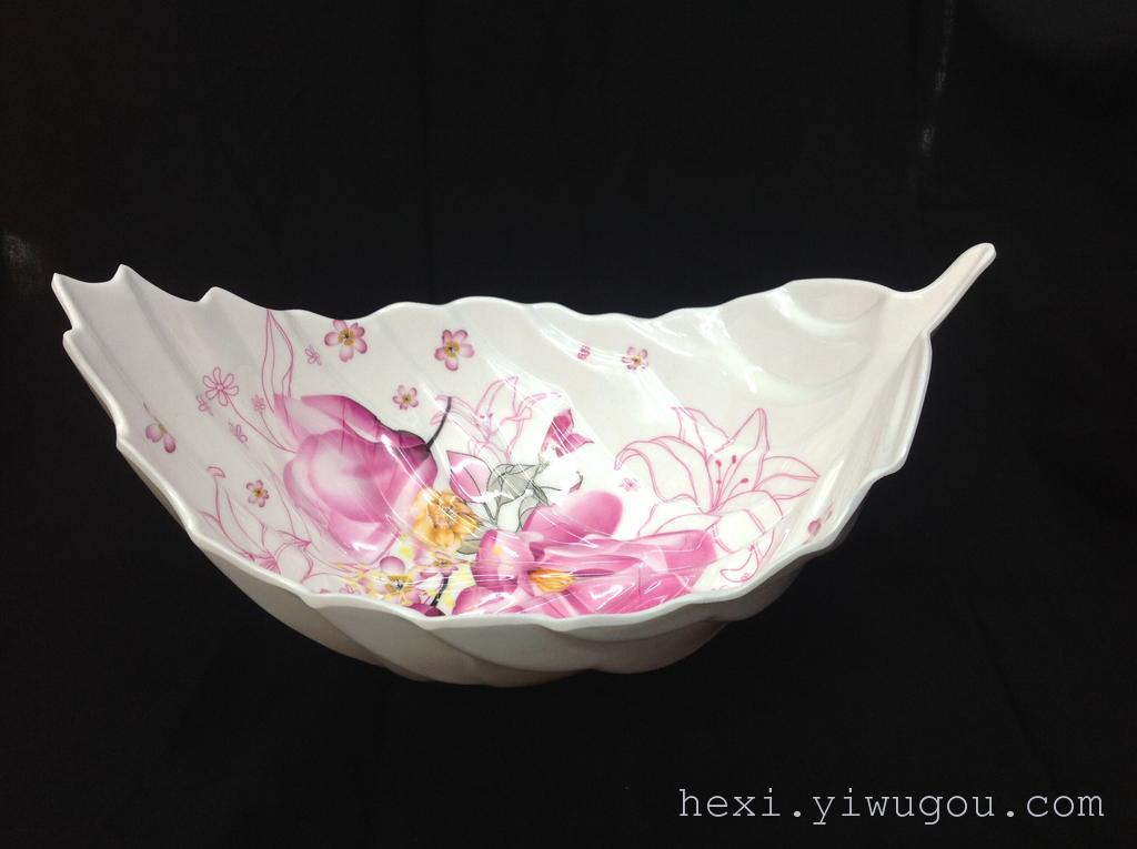 Amine medium leaf fruit plate 077