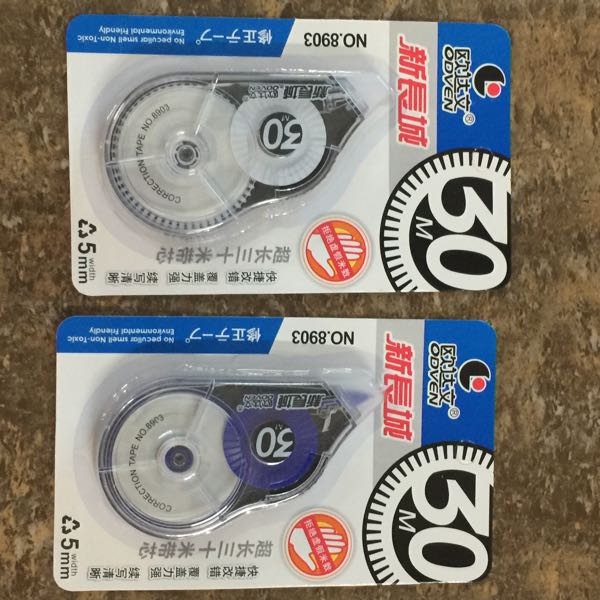 New correction tape import core cover force strong hand comfortable writing clear copy without leaving any mark thumbnail