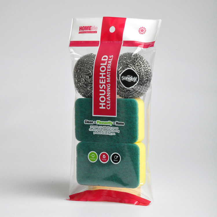 海绵百洁布 钢丝球 组合套装 洗碗布 清洁球