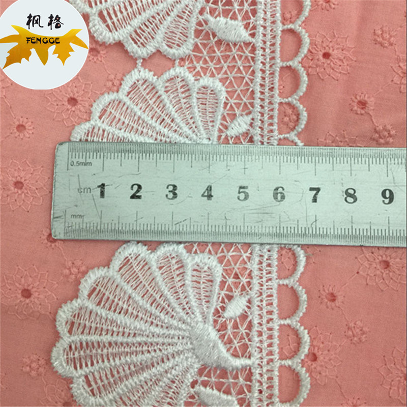 Factory direct sales of high-quality polyester shell lace, which can be dyed as required Application Scenario