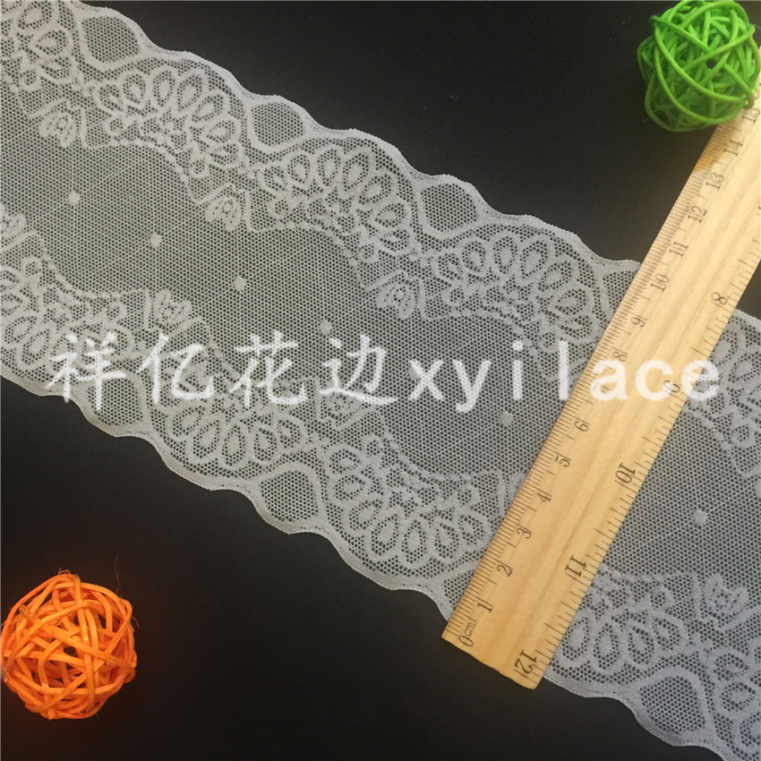 现货弹力花边 船袜隐形袜硅胶袜花边 H2084
