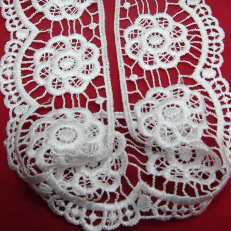 Lace accessories, lace clothing embroidery, water-soluble polyester barcode