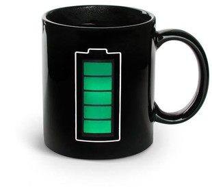 Creative cups, battery-changing cups, magical temperature-sensing magic mugs, ceramic cups, coffee cups, fashionable couple cups details Picture