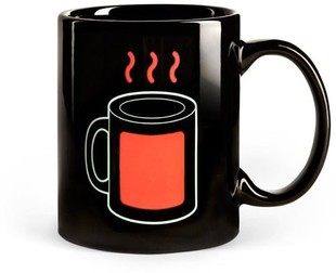 Creative cups, battery-changing cups, magical temperature-sensing magic mugs, ceramic cups, coffee cups, fashionable couple cups Specification image