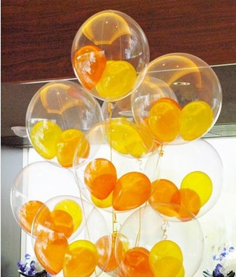 Wholesale of 2.8g transparent balloons for party birthdays