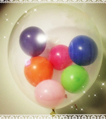 Wholesale of 2.8g transparent balloons for party birthdays details Picture