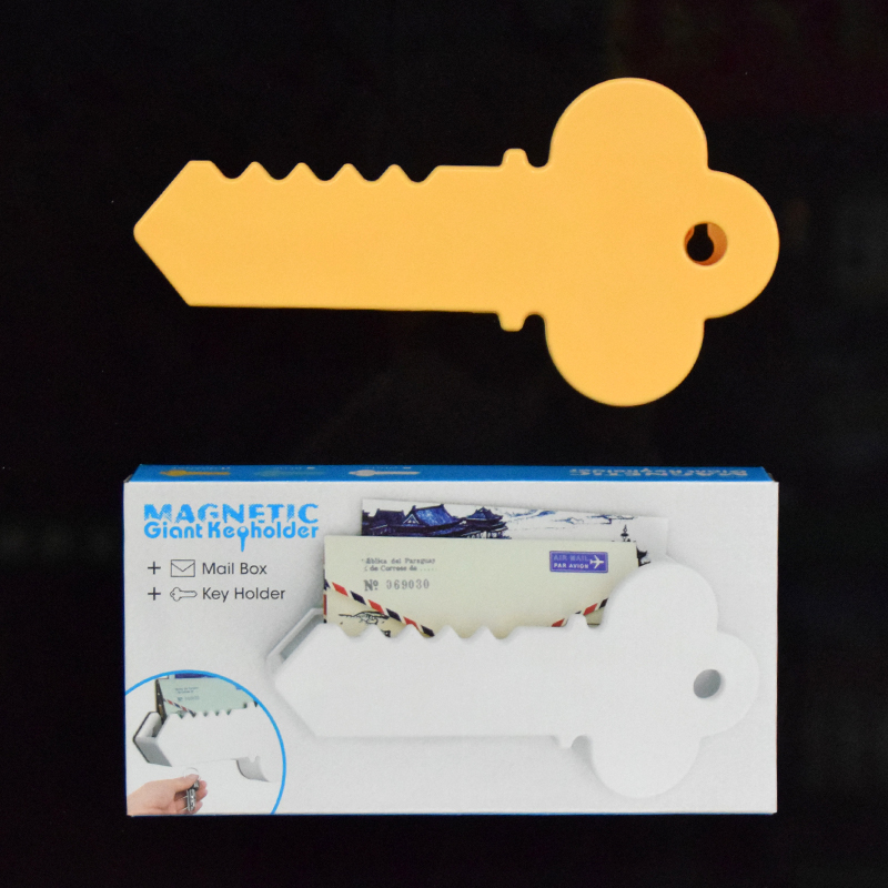Key shape magnetic absorber creative key hanging storage box