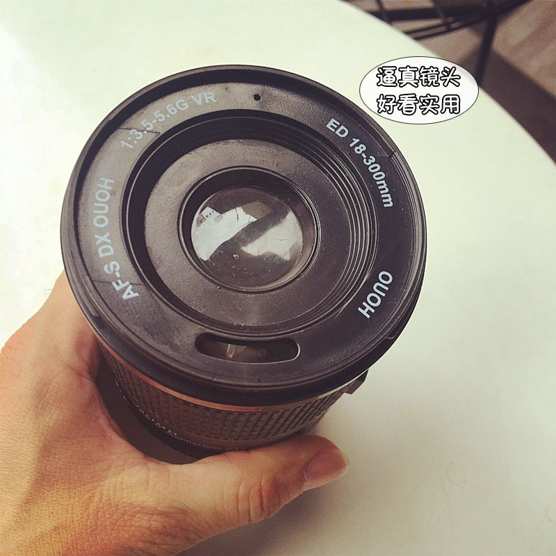 Creative fully automatic coffee mixer cup, milk tea, milk lazy person electric mixer water cup, Nikon single-lens reflex lens cup Specification image