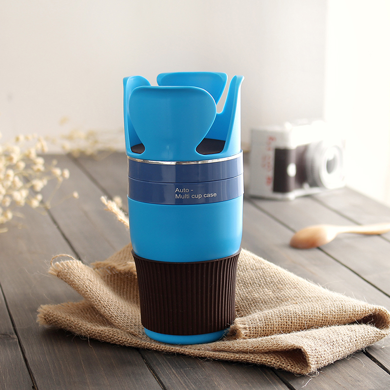 多功能车载杯架 旋转收纳置物架 车载旋转收纳架手机钥匙收纳细节图