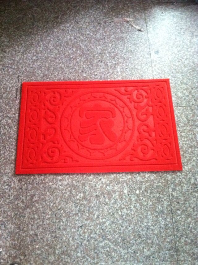 PVC embossed floor mat, fleece embossed mat, foot mat, door mat and anti-slip mat of average quality, 39*59cm Specification drawing