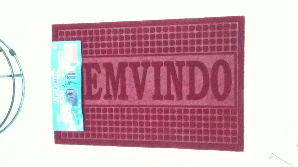 43*68cm velvet embossed floor mat, embossed anti-slip mat, door mat, water-absorbing anti-slip mat, household mat Application Scenario
