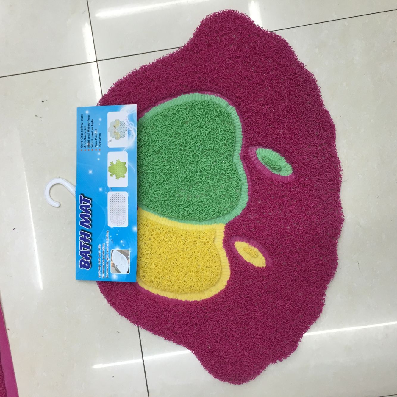 Net bottom single and double color pad shape pad butterfly apple foot fish drawing jigsaw pad 38*58CM thumbnail