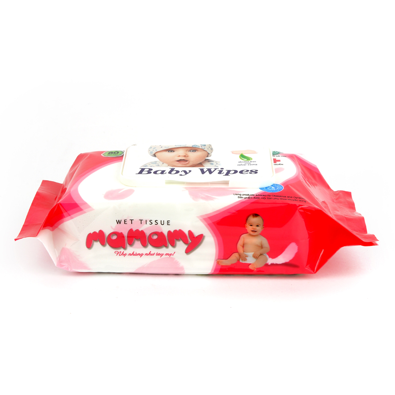 80 pieces of baby wet wipes with pearl patterns Specification image