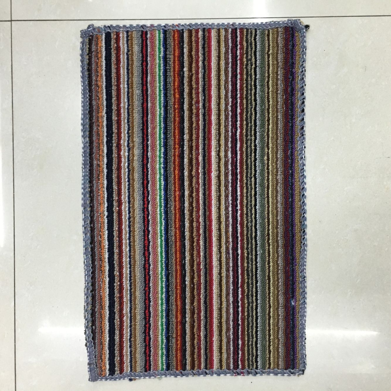 37*57cm No. 3 pearl door mat, floor mat, latex base mat, granular mat, colored strip floor mat full figure