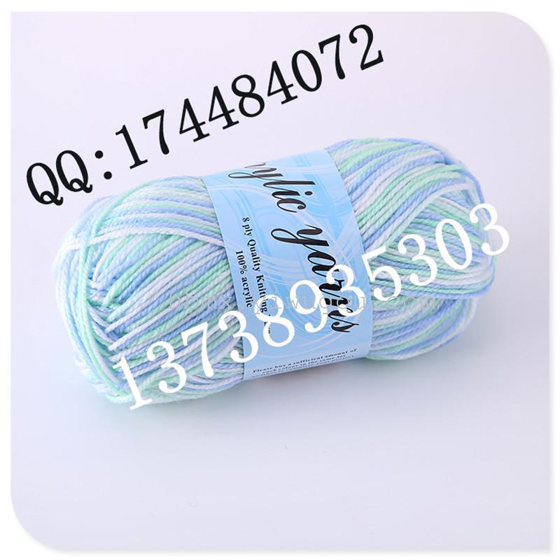 100G of foreign trade group line colored segment dyed wool yarn, children's DIY wool yarn in stock Application Scenario