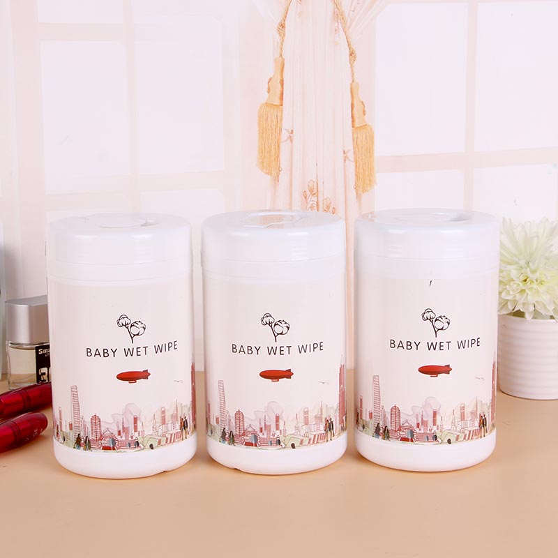 Hot style portable wet wipes in drums 150 wet wipes in drums high volume wet wipes for cars low cost