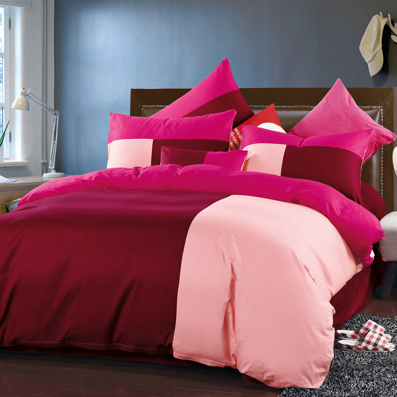 Yiwu Good Goods Manufacturers Direct Sales Of Three-Color Active Cotton Four-Piece Fashion Bedding Application Scenario