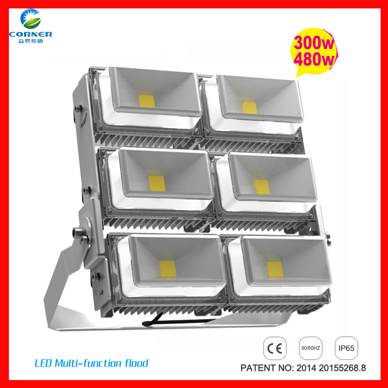 Gymnastics stadium football field LED projection lamp 480W 6 head multifunctional floodlight