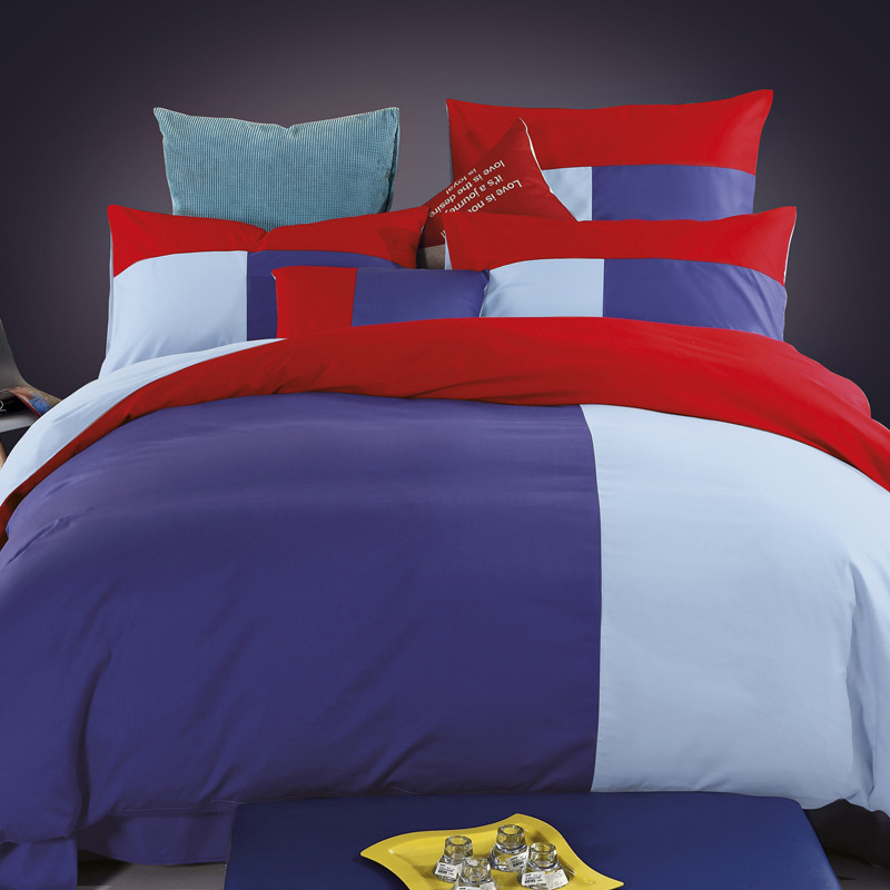 Yiwu Good Goods Manufacturers Direct Sales Of Three-Color Active Cotton Four-Piece Fashion Bedding details Picture
