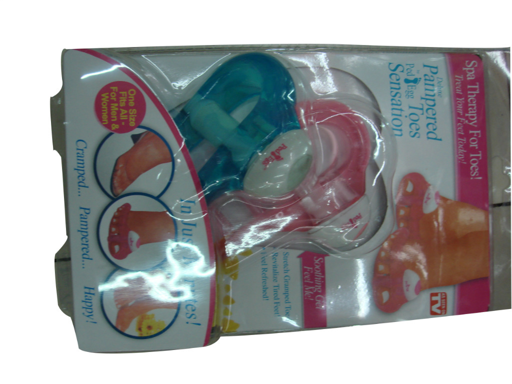 Toe splitter, toe corrector, vibrating toe splitter