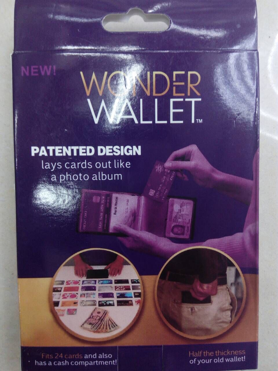 TV New and Unique Foreign Trade Export large-sized high-quality card bag WONDER WALLET details Picture