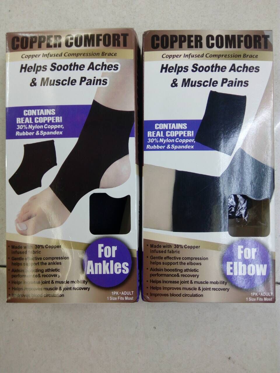 Copper ComfprT sells protective equipment, hand protection, foot protection, bare feet and other sports products