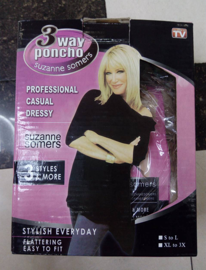 TV new exotic shopping product 3way poncha Cape Fashion hot cape