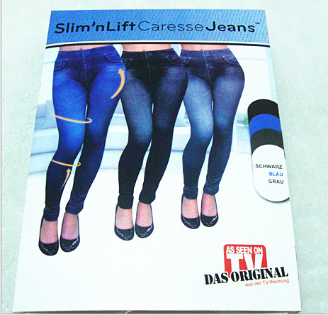 Foreign trade novelty products Slim n jeans imitation denim leggings thin