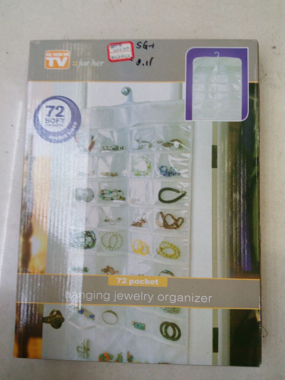 TV new strange for her organizer72 jewelry hanging bag storage