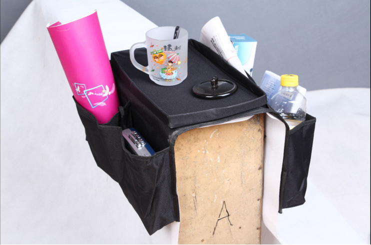 TV new strange TV shopping Oxford cloth storage box tray remote control sundries sofa hanging bag