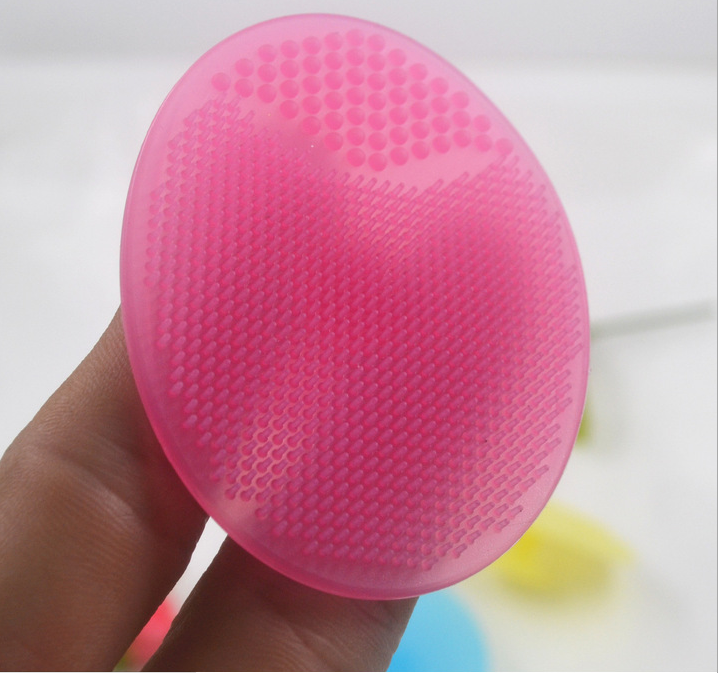 TV new unique product silica gel wash brush massage brush chamfer acne multifunctional brush