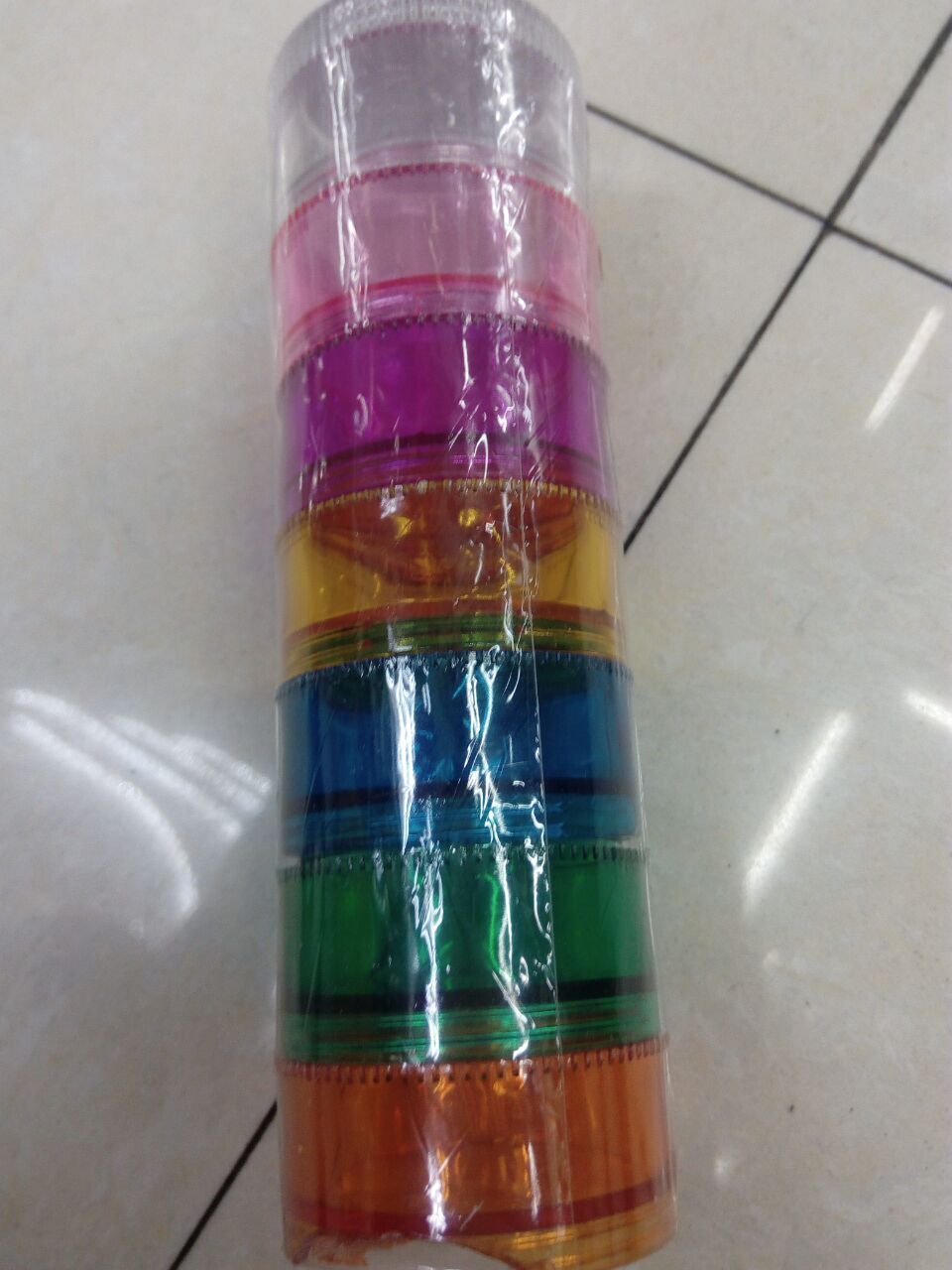 The TV foreign trade best-selling 7-layer color medicine box and portable seven-color storage box are selling well both at home and abroad details Picture