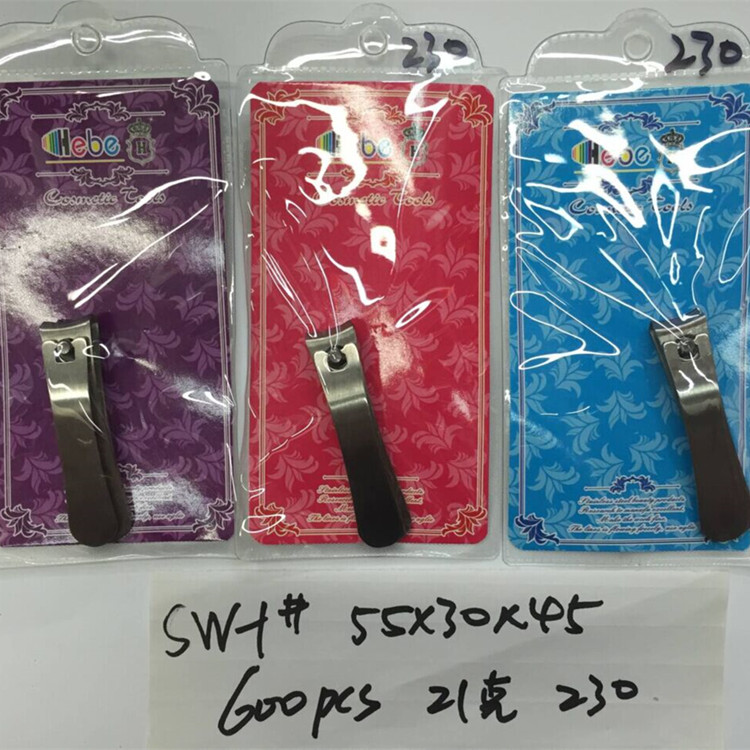 Individually packaged nail clippers and manicure tools