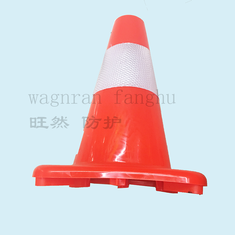橡胶路锥PVC 反光路锥 路障锥 反光锥细节图