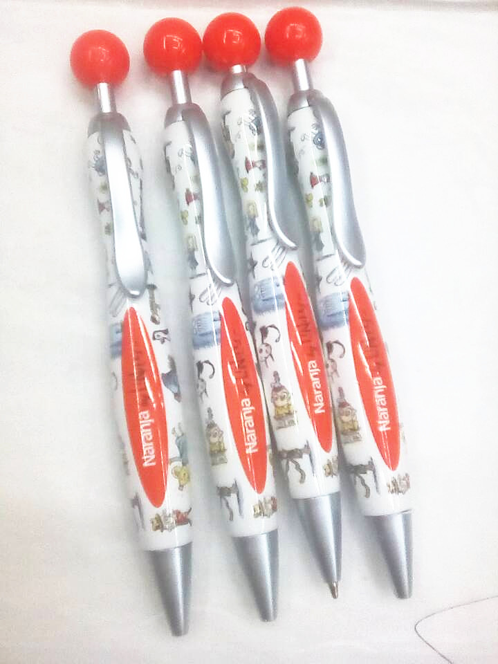 爆款彩杆塑料三角 按动 礼品广告园珠笔 量大批发