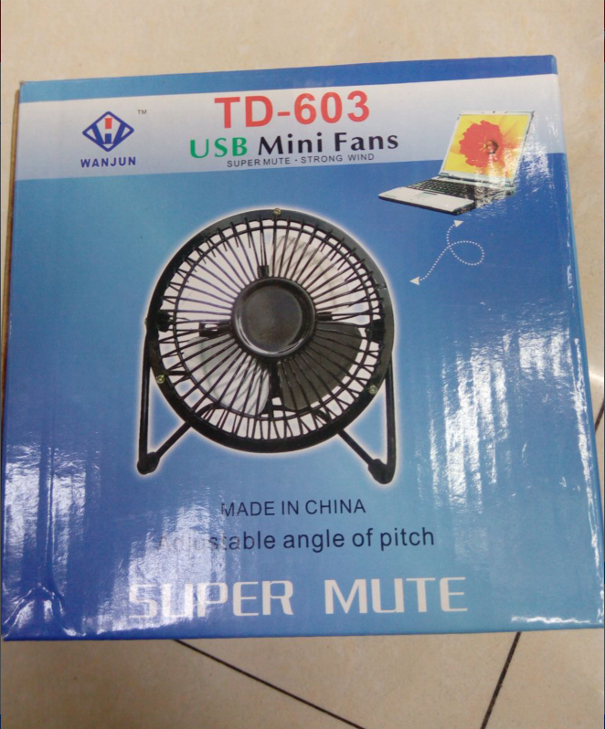 TV shopping products Mini fans special computer fans foreign trade sales of 4 inches