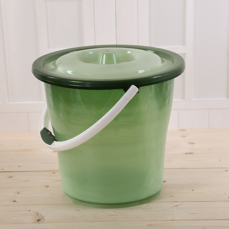塑料水桶高仿玉石水桶手提手桶带盖水桶细节图
