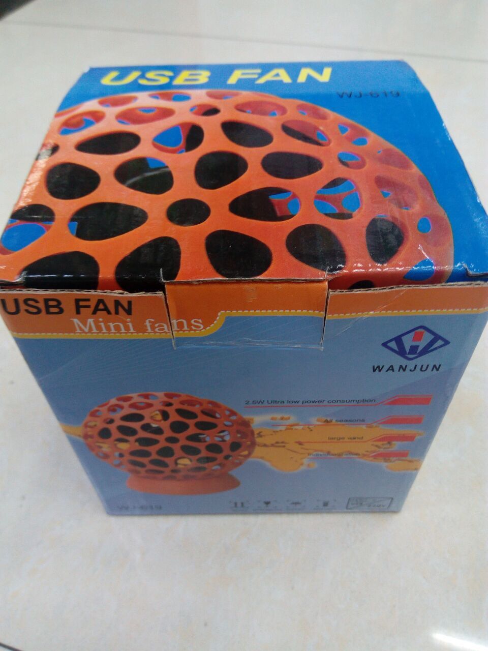 TV New Fancy USB FUN Spherical fan Fashion Fan TV Shopping Mini fan