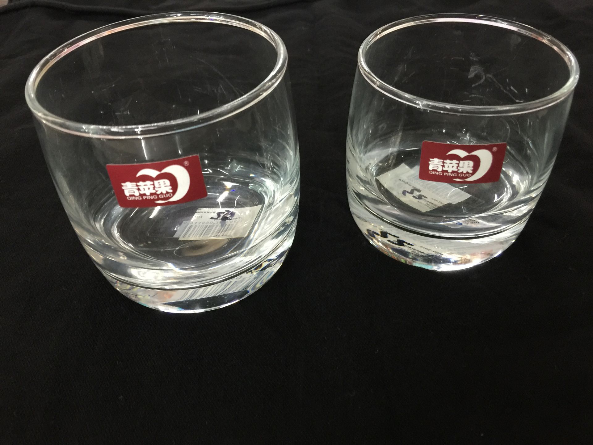 Green apple lead-free glass juice cup teacup milk tea cup beer cup water cup mouthwash cup