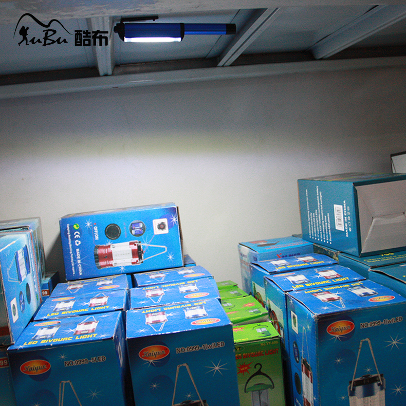 登山探铝合金工作笔灯COB强力磁铁应急检修车灯背包塑料灯细节图