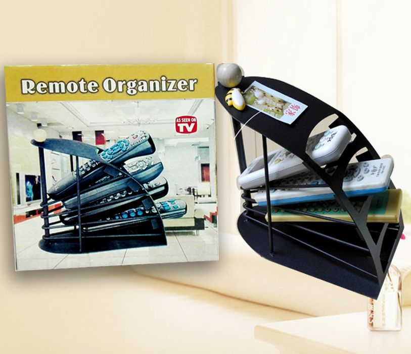  遥控架4格桌面遥控架